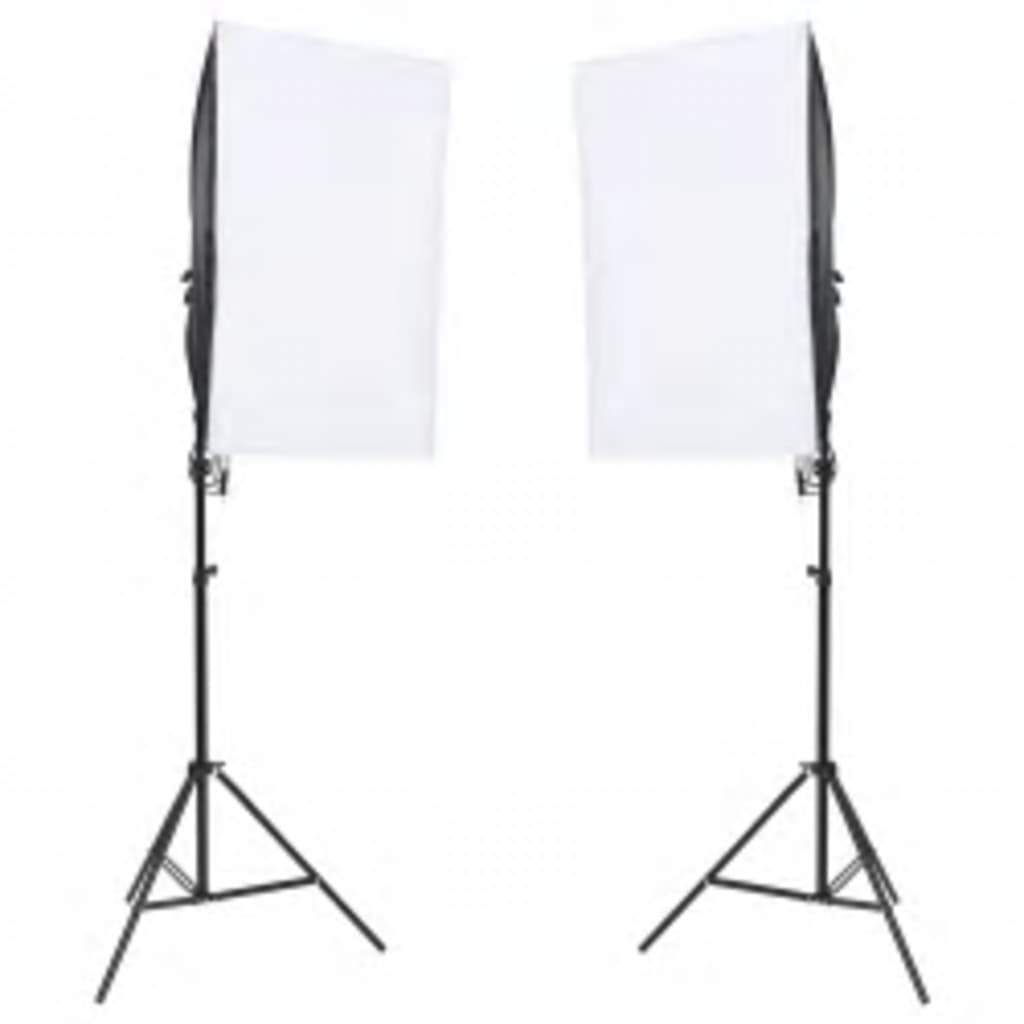 Kit per Studio Fotografico con Set di Luci e Fondalecod mxl 121429