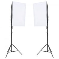 Kit studio fotografico con illuminazione e fondale nero 02_0042427