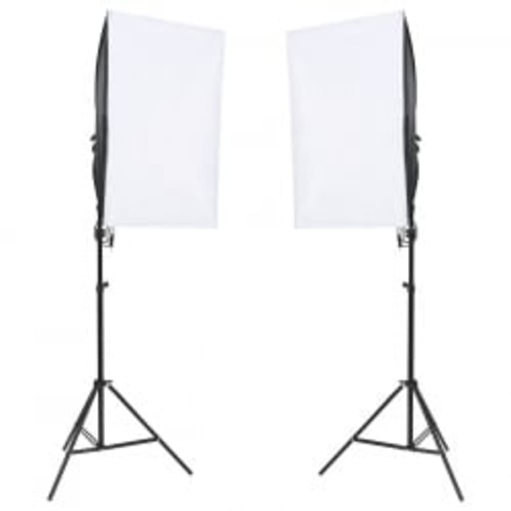 Kit studio fotografico con illuminazione e fondale nero 02_0042428