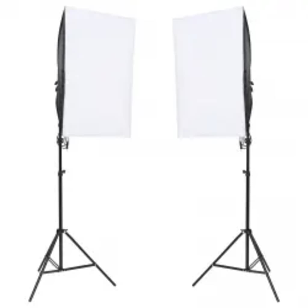 Kit per Studio Fotografico con Set Luci, Fondale e Riflettorecod mxl 121433