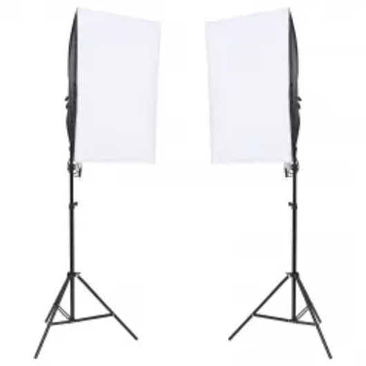 Kit per Studio Fotografico con Set Luci, Fondale e Riflettore 3094757