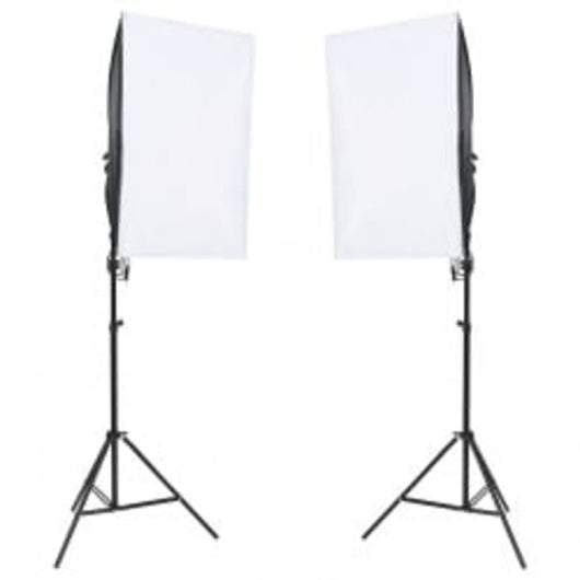 Kit per Studio Fotografico con Set Luci, Fondale e Riflettore 3094761