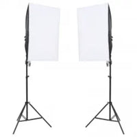 Kit per Studio Fotografico con Set Luci, Fondale e Riflettorecod mxl 121430