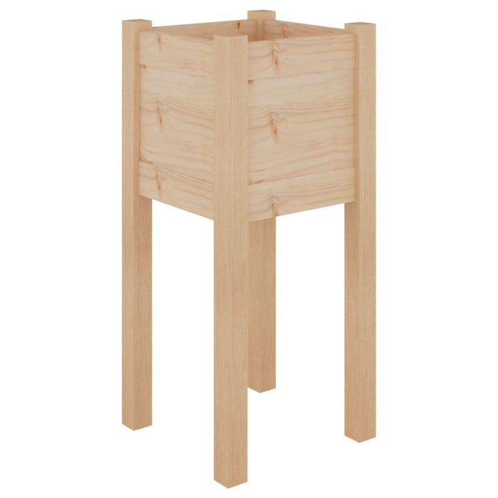 Fioriere da Giardino 2 pz 31x31x70 cm in Legno Massello di Pino 810780