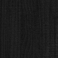 Fioriere da Giardino 2 pz Nere 40x40x70 cm in Legno di Pino 810798