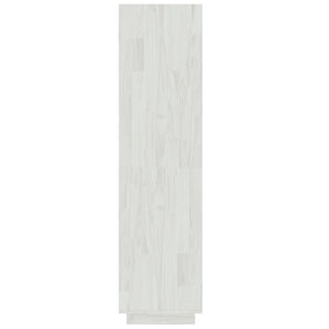 Libreria/Divisorio Bianco 60x35x135 cm Legno Massello di Pino 810870