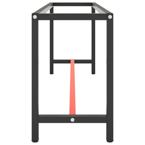 Telaio Banco da Lavoro Nero e Rosso Opaco 190x50x79 cm Metallo cod mxl 78275