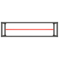 Telaio Banco da Lavoro Nero e Rosso Opaco 190x50x79 cm Metallo cod mxl 78275