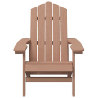 Sedia da Giardino Adirondack Marrone in HDPE 318639