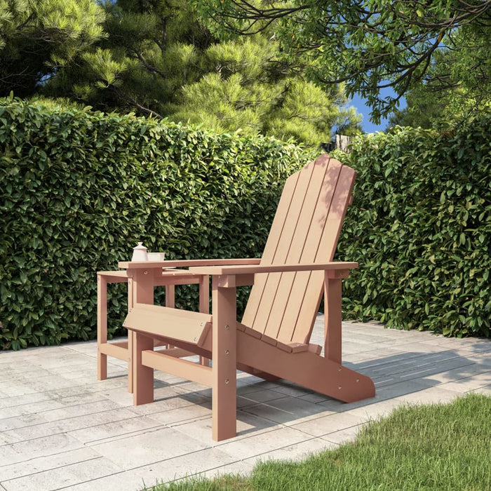 Sedia da Giardino Adirondack Marrone in HDPE 318639