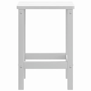 Tavolo da Giardino Adirondack Bianco 38x38x46 cm HDPE 318641