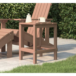 Tavolo da Giardino Adirondack Marrone 38x38x46 cm HDPE 318643