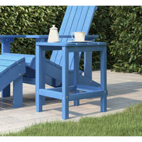 Tavolo da Giardino Adirondack Blu Acqua 38x38x46 cm HDPE 318644