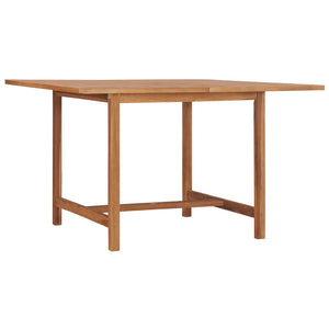 Tavolo Pranzo da Giardino Ã˜110x110x75 cm Legno Massello di Teak cod mxl 40914