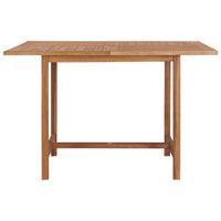 Tavolo Pranzo da Giardino Ã˜110x110x75 cm Legno Massello di Teak cod mxl 40914