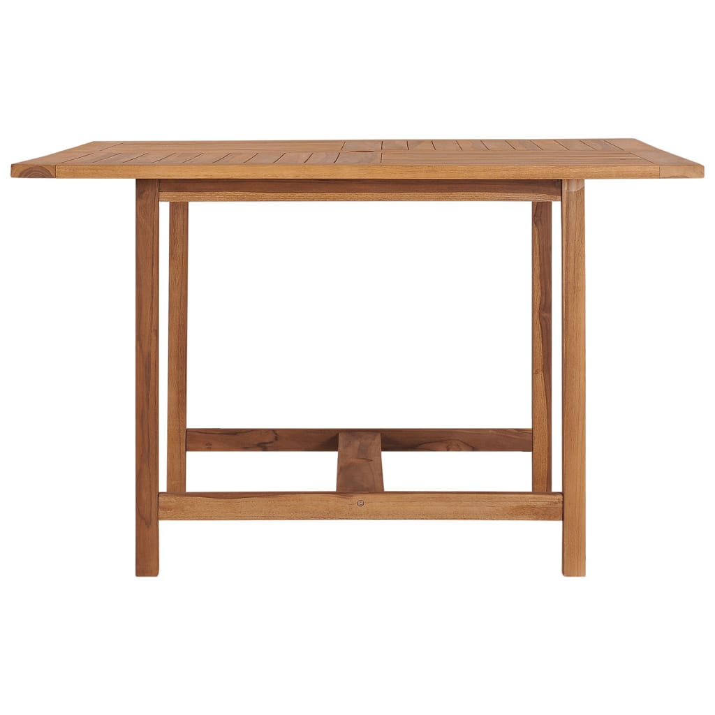 Tavolo Pranzo da Giardino Ã˜110x110x75 cm Legno Massello di Teak cod mxl 40914