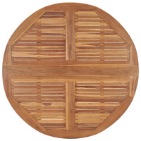 Tavolo da Giardino Pieghevole Ã˜110x75 cm in Massello di Teak cod mxl 48238