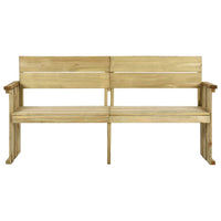 Panchina da Giardino 172 cm in Legno di Pino Impregnato 318408