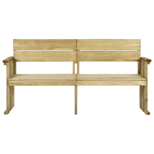 Panchina da Giardino 172 cm in Legno di Pino Impregnato 318408