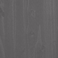 Comodino-Tavolino da notte HAMAR Grigio Chiaro 40x35x62 cm Legno Massello di Pino