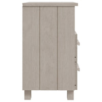 Comodini HAMAR 2 pz Bianchi 40x35x62 cm in Legno di Pino 340417