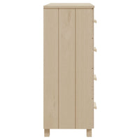 Credenza HAMAR ambra 79x40x103,5 cm in Legno Massello di Pino 340424
