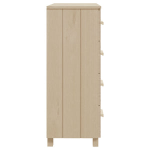 Credenza HAMAR ambra 79x40x103,5 cm in Legno Massello di Pino 340424