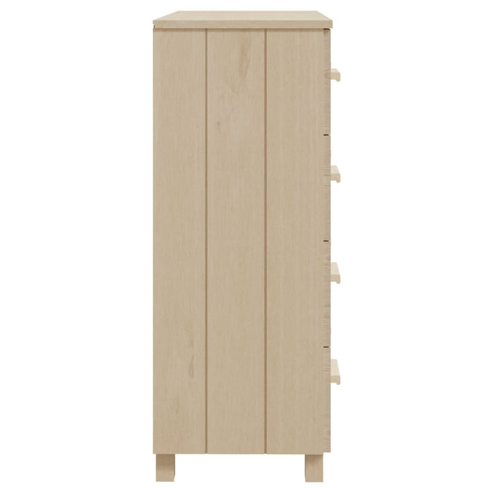 Credenza HAMAR ambra 79x40x103,5 cm in Legno Massello di Pino 340424