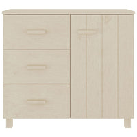 Credenza HAMAR ambra 90x40x80 cm in Legno Massello di Pino 340428