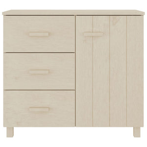 Credenza HAMAR ambra 90x40x80 cm in Legno Massello di Pino 340428