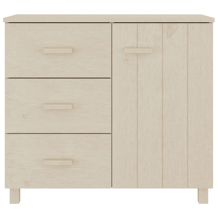 Credenza HAMAR ambra 90x40x80 cm in Legno Massello di Pino 340428