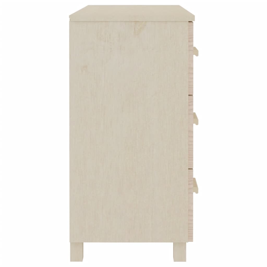 Credenza HAMAR ambra 90x40x80 cm in Legno Massello di Pino 340428