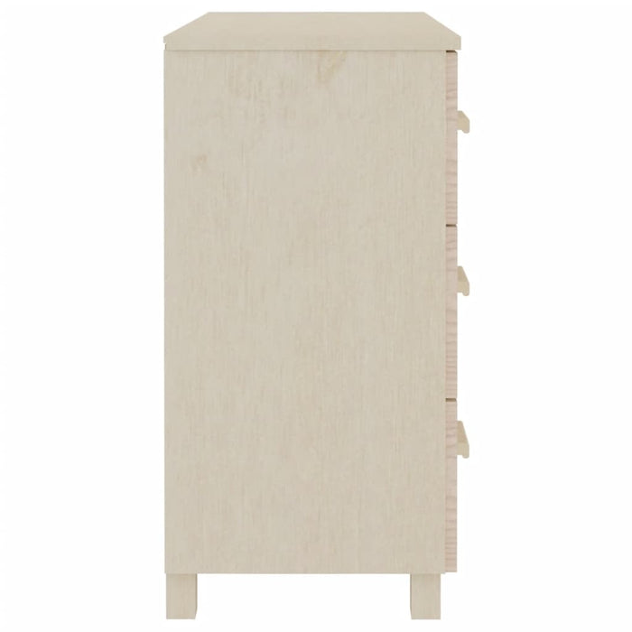 Credenza HAMAR ambra 90x40x80 cm in Legno Massello di Pino 340428
