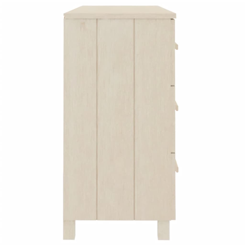 Credenza HAMAR ambra 113x40x80 cm in Legno Massello di Pino 340448