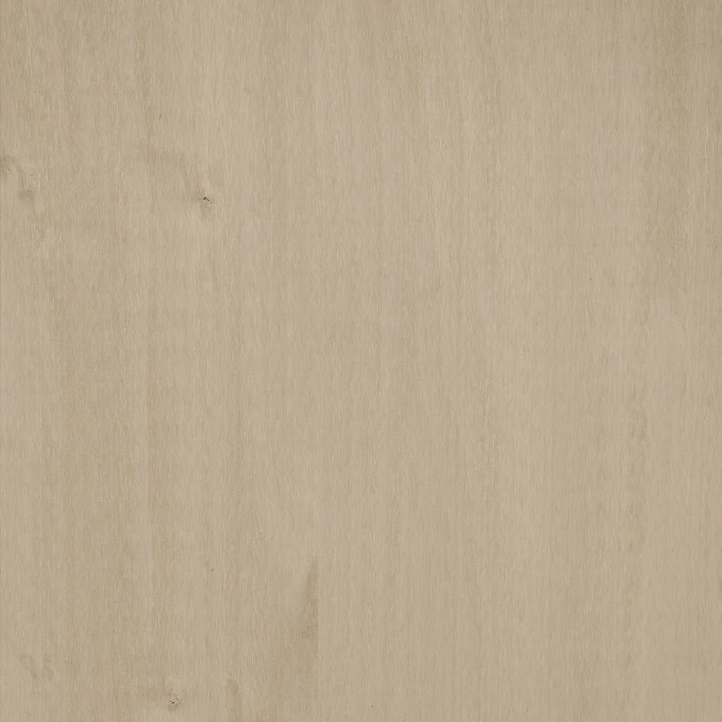Tavolino HAMAR ambra 100x55x35 cm in Legno Massello di Pino 340452