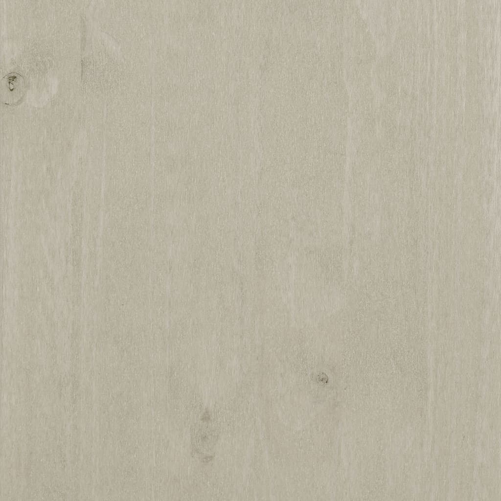 Scrivania HAMAR Bianca 110x40x75 cm in Legno Massello di Pino 340457