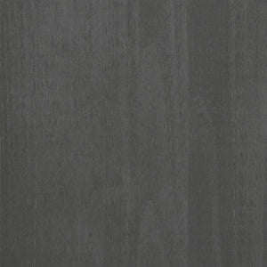Consolle HAMAR Grigio Scuro 90x35x90 cm Legno Massello di Pino 340466