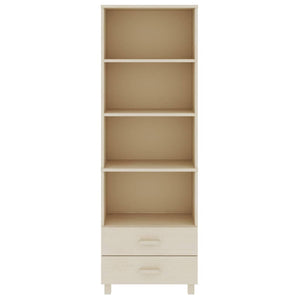 Credenza-Buffet-Armadio da cucina HAMAR ambra 60x35x180 cm in Legno Massello di Pino