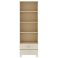 Credenza HAMAR ambra 60x35x180 cm in Legno Massello di Pino 340488