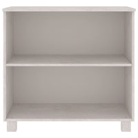 Credenza Bianca 85x35x80 cm in Legno Massello di Pino cod mxl 26412