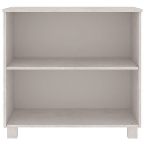 Credenza Bianca 85x35x80 cm in Legno Massello di Pino cod mxl 26412