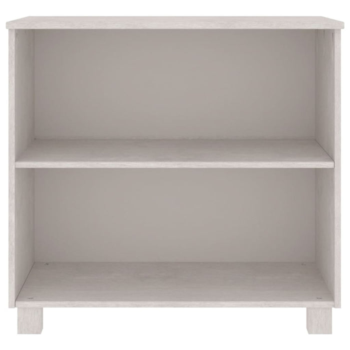 Credenza Bianca 85x35x80 cm in Legno Massello di Pino cod mxl 26412