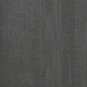 Scaffale Superiore per Credenza Grigio Scuro 85x35x100 cm Pino 340506
