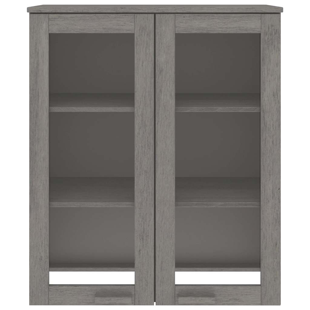 Scaffale per Credenza Grigio Chiaro 85x35x100 cm Legno di Pino 340507