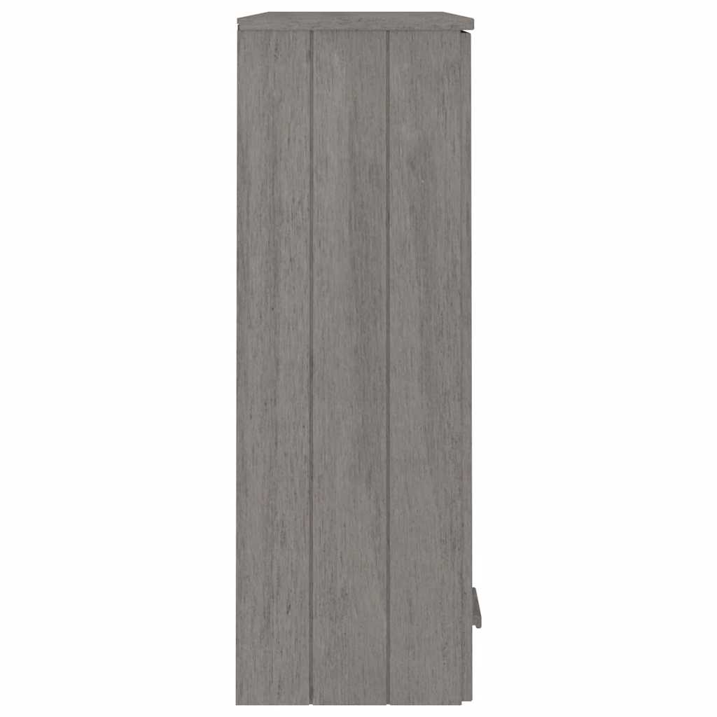 Scaffale per Credenza Grigio Chiaro 85x35x100 cm Legno di Pino 340507