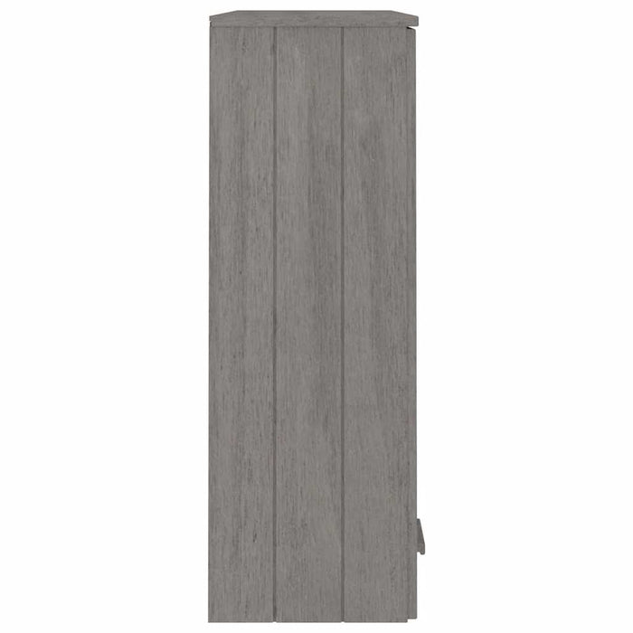 Scaffale per Credenza Grigio Chiaro 85x35x100 cm Legno di Pino 340507