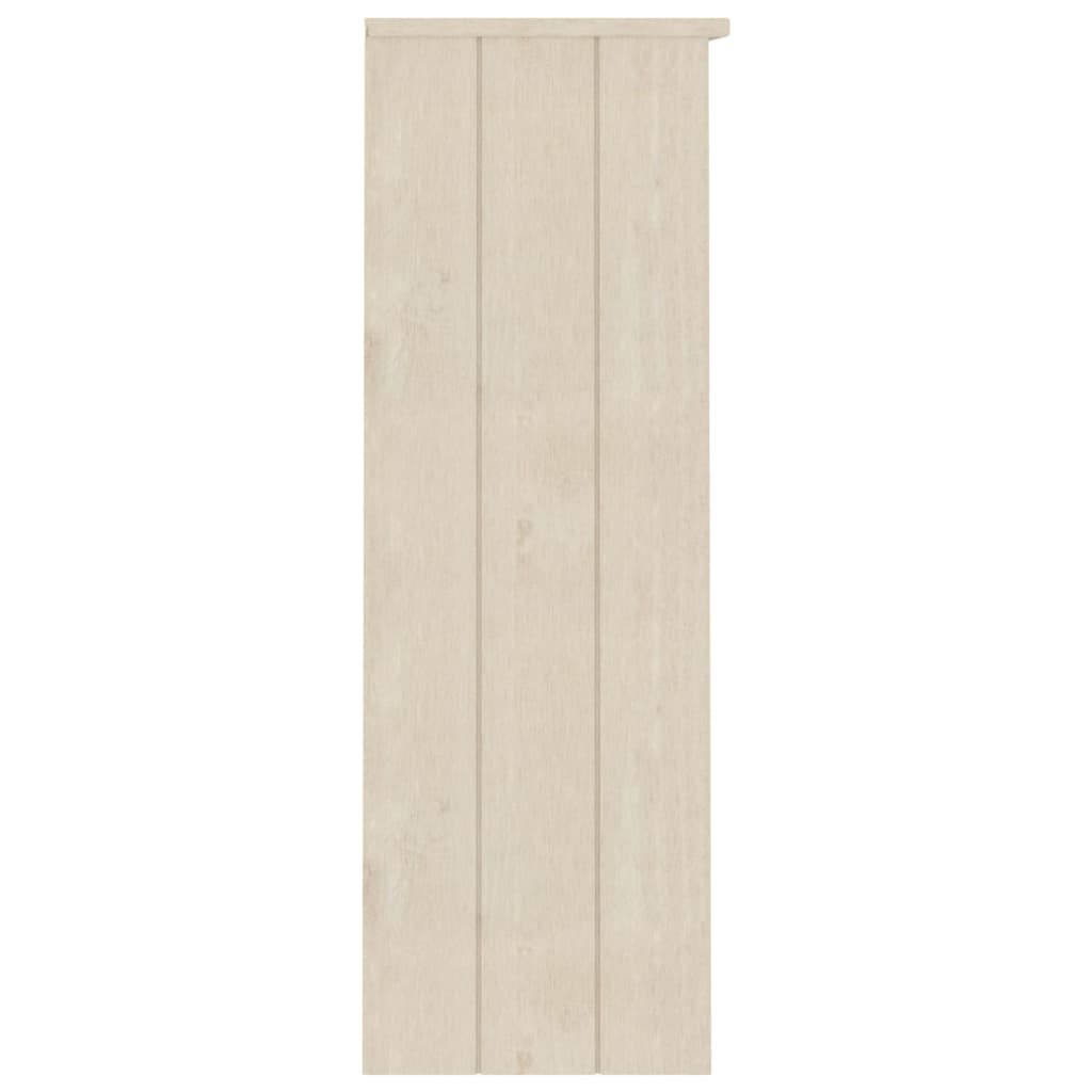 Piano Credenza HAMAR ambra 85x35x100 cm Legno Massello di Pino 340508