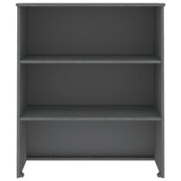 Scaffale Superiore per Credenza Grigio Scuro 85x35x100 cm Pino cod mxl 18341
