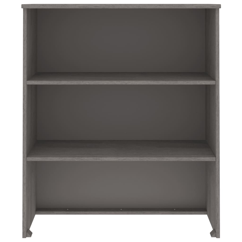 Piano Credenza HAMAR Grigio Chiaro 85x35x100 cm Legno di Pino 340511