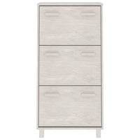 Scarpiera Bianca 59,5x35x117 cm in Legno Massello di Pino cod mxl 46710